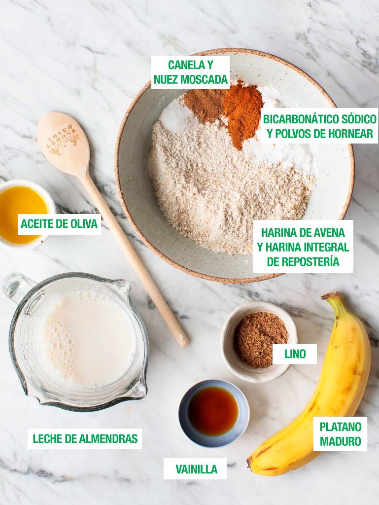 ingredientes tortitas veganas