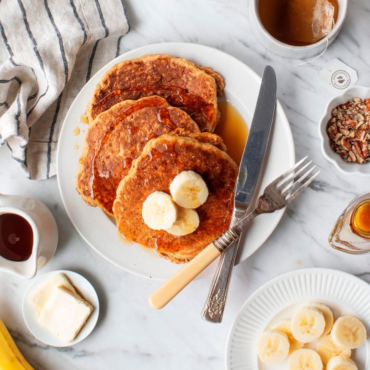 Receta tortitas veganas de platano