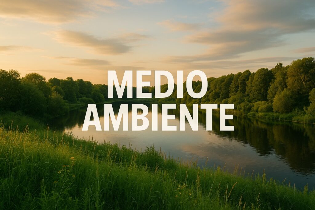 El Medio Ambiente El medio ambiente es el conjunto de elementos naturales y artificiales que conforman el entorno en el que se desarrolla la vida.
